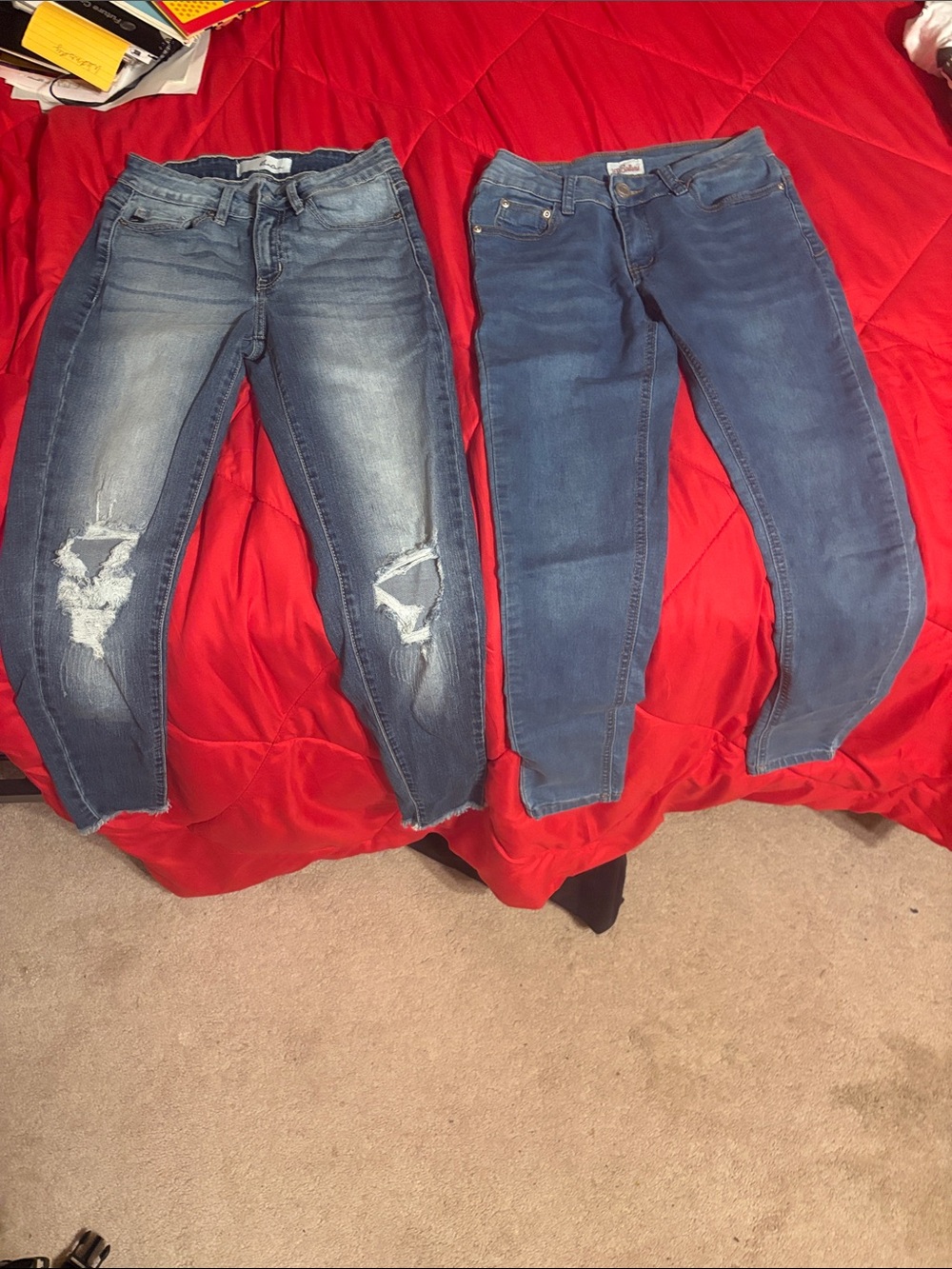Women’s Blue Denim Jeans - Distressed & Classic Styles
